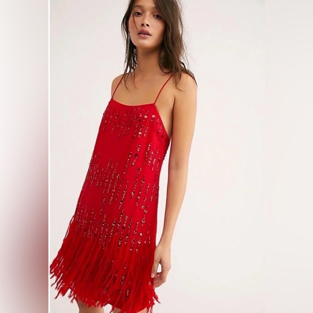 Free People Crystal Clear Mini Dress - Picture 3 of 6